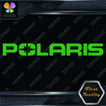 Compatible Polaris Snowmobiles Modern Solid Name Logo Vinyl Decals Stickers - Image 10