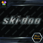 Compatible Ski-Doo Snowmobile Outlined Name Ski Doo Logo  Vinyl Decals Stickers - Image 17
