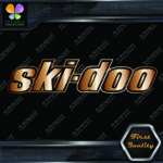 Compatible Ski-Doo Snowmobile Outlined Name Ski Doo Logo  Vinyl Decals Stickers - Image 18