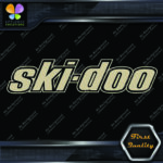 Compatible Ski-Doo Snowmobile Outlined Name Ski Doo Logo  Vinyl Decals Stickers - Image 22