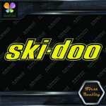 Compatible Ski-Doo Snowmobile Outlined Name Ski Doo Logo  Vinyl Decals Stickers - Image 4