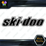 Compatible Ski-Doo Snowmobile Outlined Name Ski Doo Logo  Vinyl Decals Stickers - Image 5