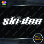 Compatible Ski-Doo Snowmobile Outlined Name Ski Doo Logo  Vinyl Decals Stickers - Image 6