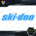 Compatible Ski-Doo Snowmobile Outlined Name Ski Doo Logo  Vinyl Decals Stickers - Image 9