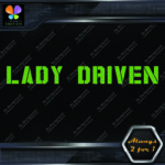 Lady Driven Military Girls Banner Message Girl Power JDM Vinyl Decals Stickers - Image 14