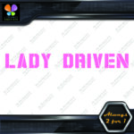Lady Driven Military Girls Banner Message Girl Power JDM Vinyl Decals Stickers - Image 17