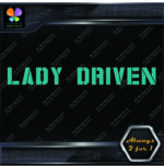 Lady Driven Military Girls Banner Message Girl Power JDM Vinyl Decals Stickers - Image 21