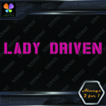 Lady Driven Military Girls Banner Message Girl Power JDM Vinyl Decals Stickers - Image 10