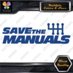 Save The Manuals 6 Speed Shifter JDM Tuning Racing Decals Stickers Vinyl - Image 11