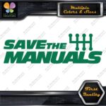 Save The Manuals 6 Speed Shifter JDM Tuning Racing Decals Stickers Vinyl - Image 15