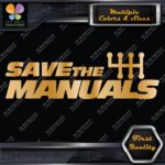 Save The Manuals 6 Speed Shifter JDM Tuning Racing Decals Stickers Vinyl - Image 17