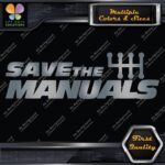 Save The Manuals 6 Speed Shifter JDM Tuning Racing Decals Stickers Vinyl - Image 18