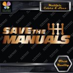 Save The Manuals 6 Speed Shifter JDM Tuning Racing Decals Stickers Vinyl - Image 19