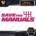 Save The Manuals 6 Speed Shifter JDM Tuning Racing Decals Stickers Vinyl - Image 20