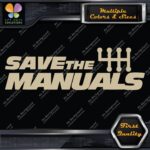 Save The Manuals 6 Speed Shifter JDM Tuning Racing Decals Stickers Vinyl - Image 23