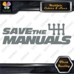 Save The Manuals 6 Speed Shifter JDM Tuning Racing Decals Stickers Vinyl - Image 4