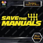 Save The Manuals 6 Speed Shifter JDM Tuning Racing Decals Stickers Vinyl - Image 5