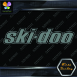Compatible Ski-Doo Snowmobile Outlined Name Ski Doo Logo  Vinyl Decals Stickers - Image 26