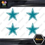 Compatible Dallas Cowboys Star Footbal Pack of 4 MINI SIZE Decals Stickers Vinyl - Image 13