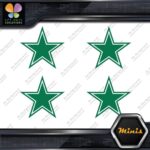 Compatible Dallas Cowboys Star Footbal Pack of 4 MINI SIZE Decals Stickers Vinyl - Image 15