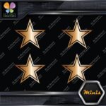 Compatible Dallas Cowboys Star Footbal Pack of 4 MINI SIZE Decals Stickers Vinyl - Image 19