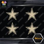 Compatible Dallas Cowboys Star Footbal Pack of 4 MINI SIZE Decals Stickers Vinyl - Image 23