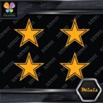 Compatible Dallas Cowboys Star Footbal Pack of 4 MINI SIZE Decals Stickers Vinyl - Image 7