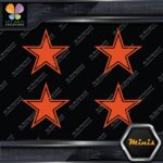 Compatible Dallas Cowboys Star Footbal Pack of 4 MINI SIZE Decals Stickers Vinyl - Image 8