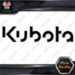 Compatible Kubota Machinerie Equipment Name Only Logo Vinyl Decals Stickers