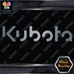 Compatible Kubota Machinerie Equipment Name Only Logo Vinyl Decals Stickers - Image 18