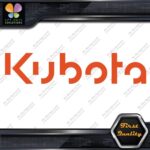 Compatible Kubota Machinerie Equipment Name Only Logo Vinyl Decals Stickers - Image 3