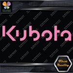 Compatible Kubota Machinerie Equipment Name Only Logo Vinyl Decals Stickers - Image 21