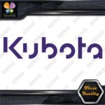 Compatible Kubota Machinerie Equipment Name Only Logo Vinyl Decals Stickers - Image 22