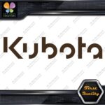 Compatible Kubota Machinerie Equipment Name Only Logo Vinyl Decals Stickers - Image 23