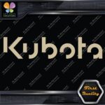 Compatible Kubota Machinerie Equipment Name Only Logo Vinyl Decals Stickers - Image 24