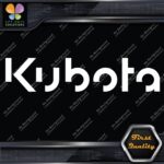 Compatible Kubota Machinerie Equipment Name Only Logo Vinyl Decals Stickers - Image 4