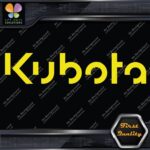 Compatible Kubota Machinerie Equipment Name Only Logo Vinyl Decals Stickers - Image 6
