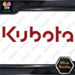 Compatible Kubota Machinerie Equipment Name Only Logo Vinyl Decals Stickers - Image 9