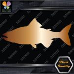 Salmon Fish Silhouette Fishing Sideways Animals Sports Decals Stickers Vinyl - Image 19