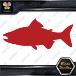 Salmon Fish Silhouette Fishing Sideways Animals Sports Decals Stickers Vinyl - Image 8