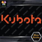 Compatible Kubota Machinerie Equipment Name Only Logo Vinyl Decals Stickers - Image 26