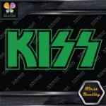 Compatible Kiss Rock Band Outlined Name Musical Logo Vinyl Decals Stickers - Image 14