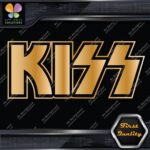 Compatible Kiss Rock Band Outlined Name Musical Logo Vinyl Decals Stickers - Image 17