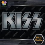 Compatible Kiss Rock Band Outlined Name Musical Logo Vinyl Decals Stickers - Image 18