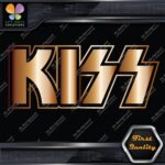 Compatible Kiss Rock Band Outlined Name Musical Logo Vinyl Decals Stickers - Image 19