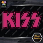Compatible Kiss Rock Band Outlined Name Musical Logo Vinyl Decals Stickers - Image 20