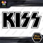 Compatible Kiss Rock Band Outlined Name Musical Logo Vinyl Decals Stickers - Image 3