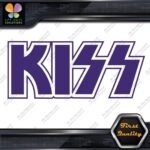 Compatible Kiss Rock Band Outlined Name Musical Logo Vinyl Decals Stickers - Image 22