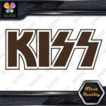 Compatible Kiss Rock Band Outlined Name Musical Logo Vinyl Decals Stickers - Image 24