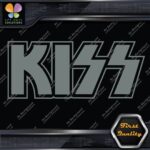 Compatible Kiss Rock Band Outlined Name Musical Logo Vinyl Decals Stickers - Image 5